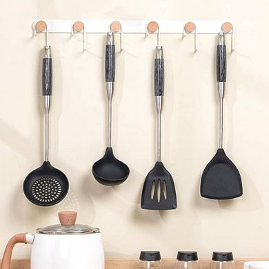 4-Piece Non-stick Silicone Ladle Kitchen Utensils