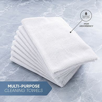 100 Cotton Terry Cleaning Cloths High Absorbent Multipurpose Reusable