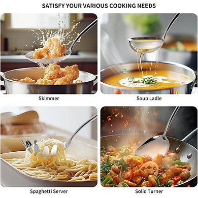 9-Piece Stainless Steel Utensil Set