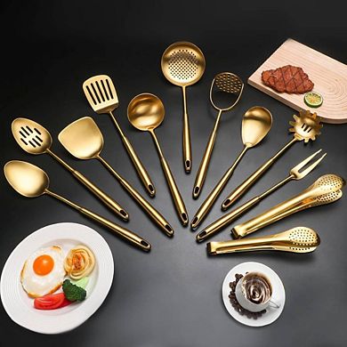 12-Piece Stainless Utensil Set