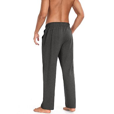 COOFANDY Men' Knit Track Pants Running Jersey Athletic Jogger Straight Leg Pants