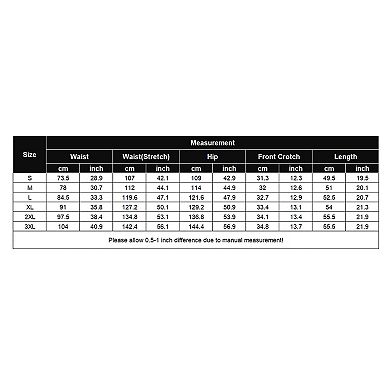 COOFANDY Men' Linen Casual Summer Beach Shorts Drawstring Loose Fit Elastic Waist Shorts