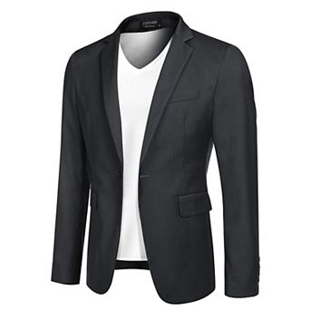 COOFANDY Mens Suit Blazer Lightweight Sport Coats Casual Unstructured Sports Coat Slim Fit Suit