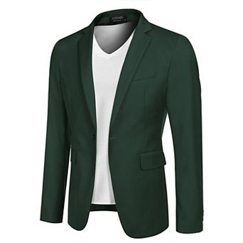 COOFANDY Mens Suit Blazer Lightweight Sport Coats Casual Unstructured Sports Coat Slim Fit Suit