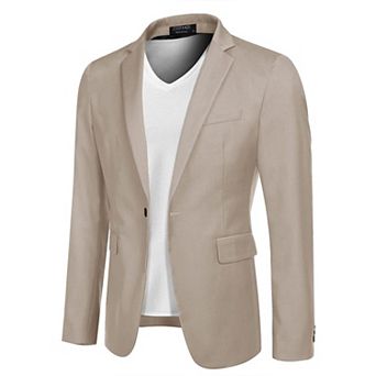 COOFANDY Mens Suit Blazer Lightweight Sport Coats Casual Unstructured Sports Coat Slim Fit Suit