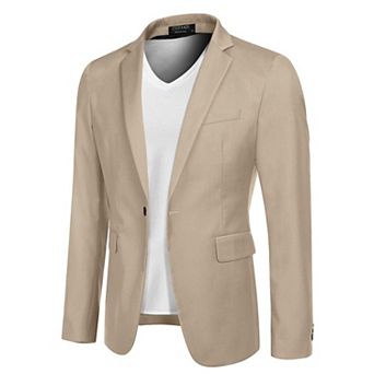 COOFANDY Mens Suit Blazer Lightweight Sport Coats Casual Unstructured Sports Coat Slim Fit Suit