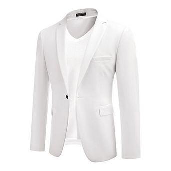 COOFANDY Mens Suit Blazer Lightweight Sport Coats Casual Unstructured Sports Coat Slim Fit Suit