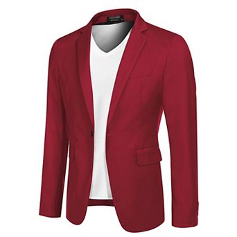 COOFANDY Mens Suit Blazer Lightweight Sport Coats Casual Unstructured Sports Coat Slim Fit Suit