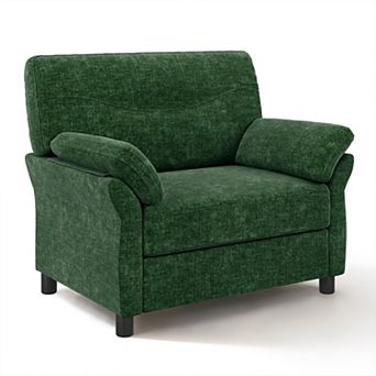 Opoiar 44.5 Inch Oversized Accent Chair Chenille Upholstered