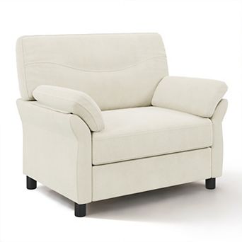 Opoiar 44.5 Inch Oversized Accent Chair Chenille Upholstered