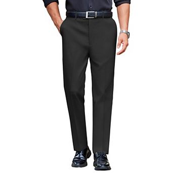 COOFANDY Men' Regular Fitted Business Pants Modern Stretch Waist Dress Slacks