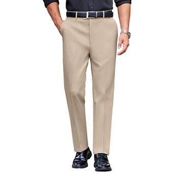 COOFANDY Men' Regular Fitted Business Pants Modern Stretch Waist Dress Slacks