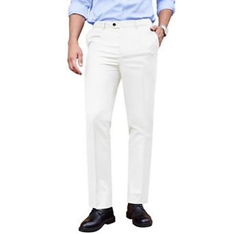 COOFANDY Men' Classic Fit Dress Pants Flat Front Straight Formal Pants Wrinkle Free Expandable