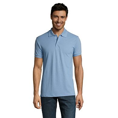 SOLs Mens Prime Pique Plain Short Sleeve Polo Shirt