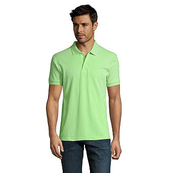 SOLs Mens Prime Pique Plain Short Sleeve Polo Shirt