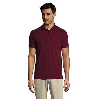 SOLs Mens Prime Pique Plain Short Sleeve Polo Shirt