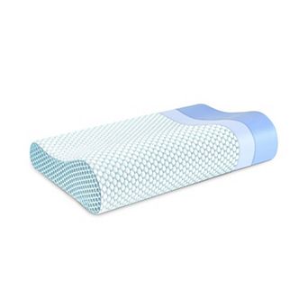 5S Slow Rebound Memory Foam Pillow: Washable, Breathable, 2 Heights for Neck Support