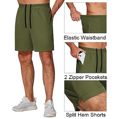 COOFANDY 2 Pack Men's Running Shorts Lightweight Gym Training Shorts with Pockets