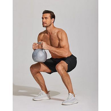 COOFANDY 2 Pack Men's Running Shorts Lightweight Gym Training Shorts with Pockets