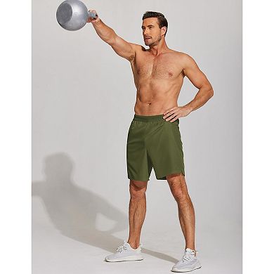 COOFANDY 2 Pack Men's Running Shorts Lightweight Gym Training Shorts with Pockets