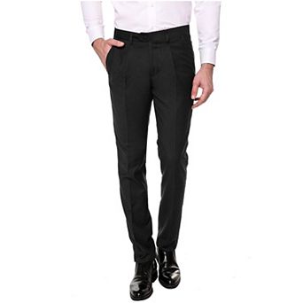 COOFANDY Men' Classic Fit Flat Front Dress Pants No Iron Premium Casual Pants