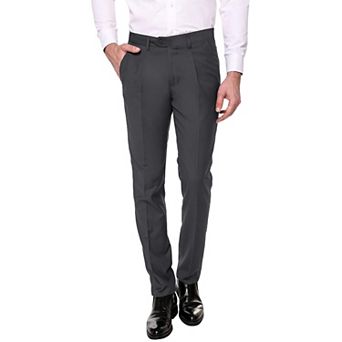 COOFANDY Men' Classic Fit Flat Front Dress Pants No Iron Premium Casual Pants