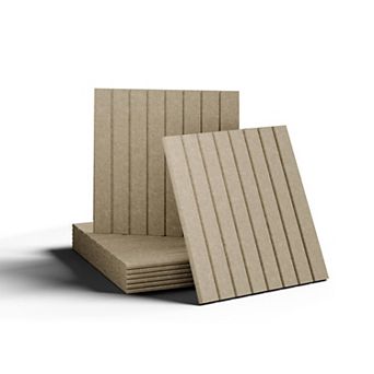 6 Pack Heavy Duty Felt Bulletin Boards with 40 Adhesive Tabs for Home, Classroom: 11.8" x 11.8"