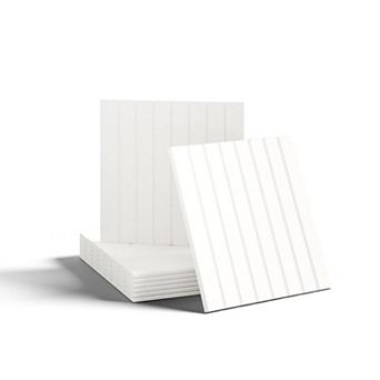 6 Pack Heavy Duty Felt Bulletin Boards with 40 Adhesive Tabs for Home, Classroom: 11.8" x 11.8"