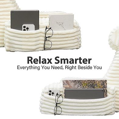 Luxurious 2-Layer Foam Bed Pillow: Ergonomic Support, Extra-Large Pockets, Portable