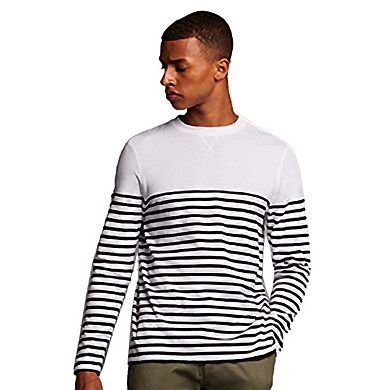 Front Row Mens Long Sleeve Breton e T-Shirt