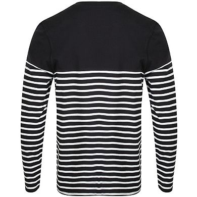 Front Row Mens Long Sleeve Breton e T-Shirt
