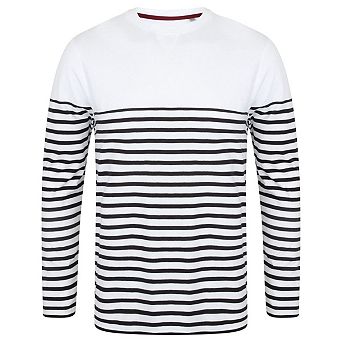 Front Row Mens Long Sleeve Breton e T-Shirt