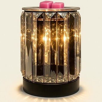 Crystal Iron Wax Warmer: Aromatherapy Night Light Decorative Lamp for Home