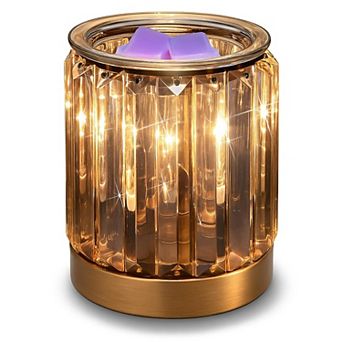 Crystal Iron Wax Warmer: Aromatherapy Night Light Decorative Lamp for Home