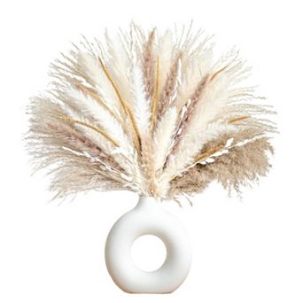 Natural Dried Pampas Grass Bouquet Boho Floral Decor