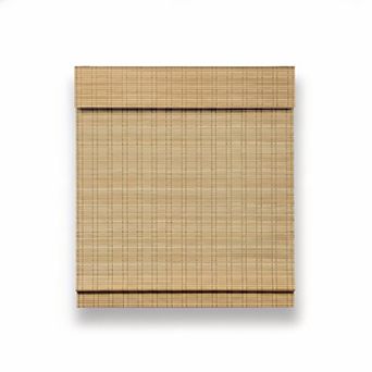 Cordless 100% Bamboo Roman Blinds: Light Filtering, Easy to Maintain, Ideal for Bedrooms