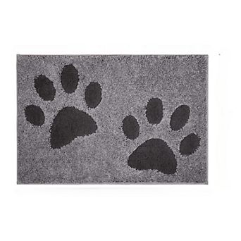 Dirt Trapping Door Mat , Non-Skid/Slip Machine Washable Microfiber Entryway Rug, Dog Doormat