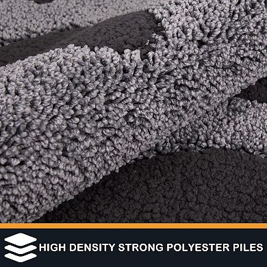 Dirt Trapping Door Mat , Non-Skid/Slip Machine Washable Microfiber Entryway Rug, Dog Doormat