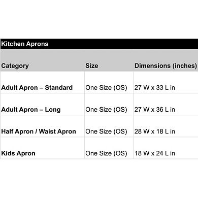 SOLS Unisex Greenwich Apron / Barwear