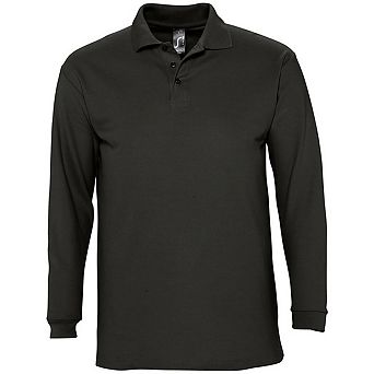 SOLS Mens Winter II Long Sleeve Pique Cotton Polo Shirt