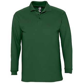SOLS Mens Winter II Long Sleeve Pique Cotton Polo Shirt