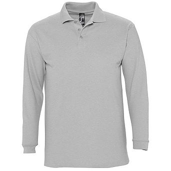 SOLS Mens Winter II Long Sleeve Pique Cotton Polo Shirt