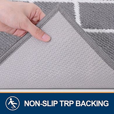 Indoor Door Mat, Dirt Resistant and Absorbent, Low-Profile, Non-Slip, Washable Inside Floor Mats