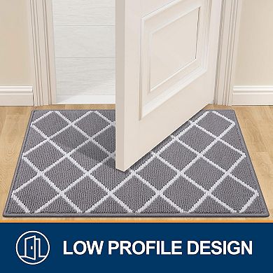 Indoor Door Mat, Dirt Resistant and Absorbent, Low-Profile, Non-Slip, Washable Inside Floor Mats
