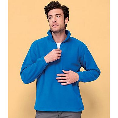 SOLS Ness Unisex Zip Neck Anti-Pill Fleece Top