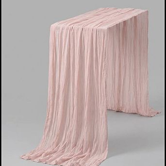 Boho Cheesecloth Table Runner Soft Gauze, Rustic, Lightweight