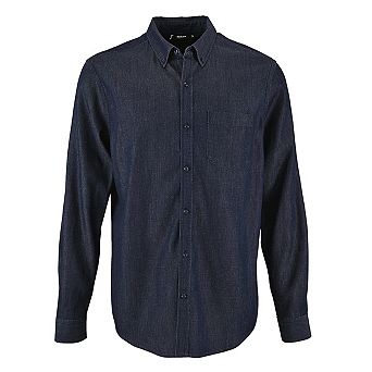 SOLS Mens Barry Long Sleeve Denim Shirt
