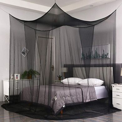 Great Ambitions Bed Canopy Curtains, Full/Queen/King, Mosquito Net for Indoor & Outdoor