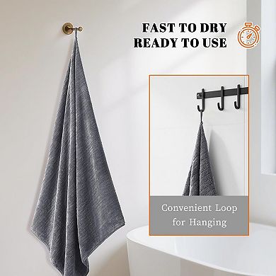 Bath Towels Set of 4 Extra Large 35 x 70 Inches,Luxury Thick High Absorbent and Quick Dry