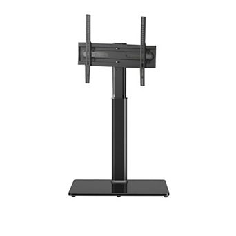 Universal Floor TV Stand 27-65" Swivel 9-Height Adj Space-Saving Design for Living Room/Bedroom/Dorm